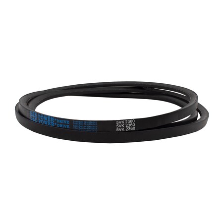D&D 5VK2360 236" Outside Length, 5/8" Top Width, 1 Ribs 5VK2360